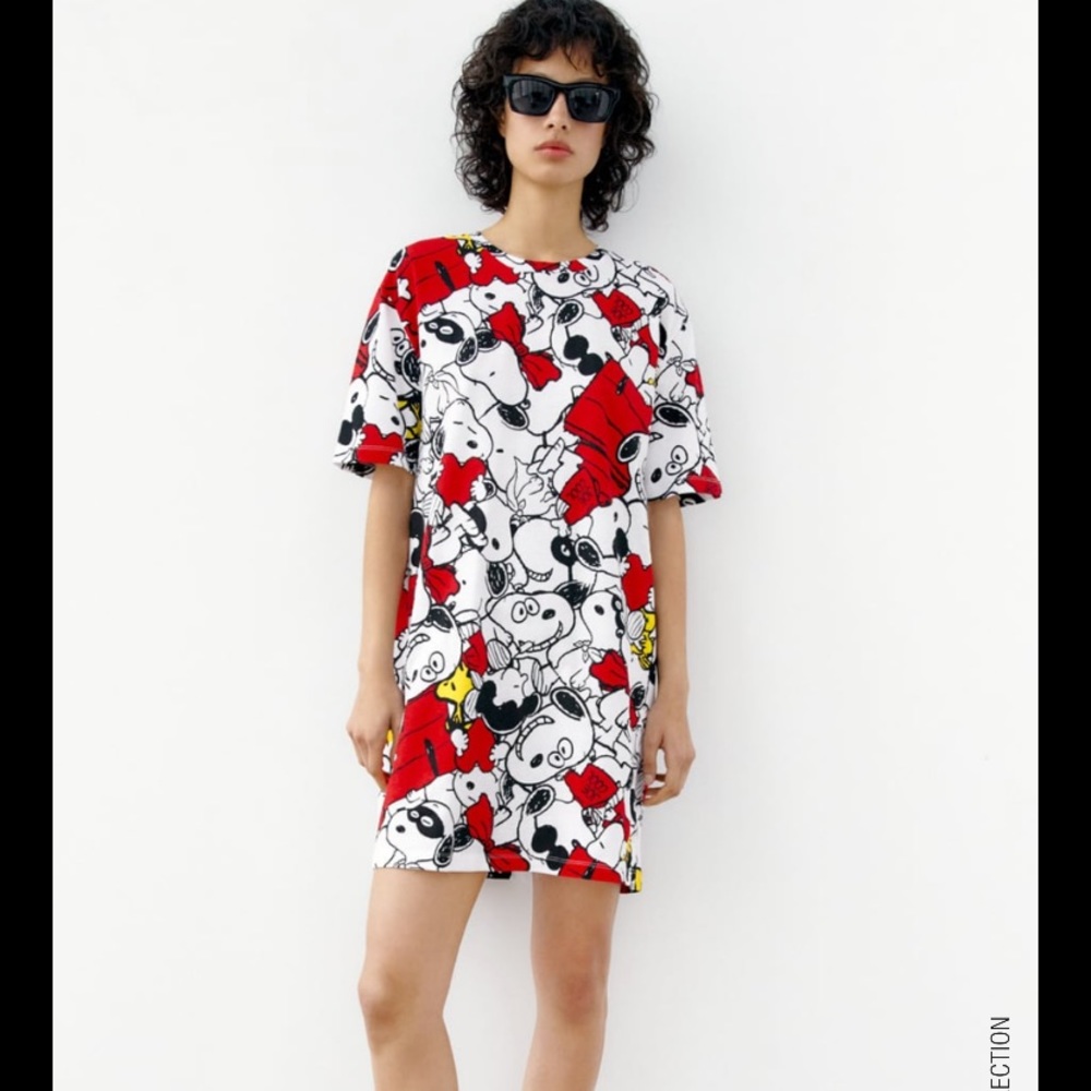 Zara Peanuts Dress